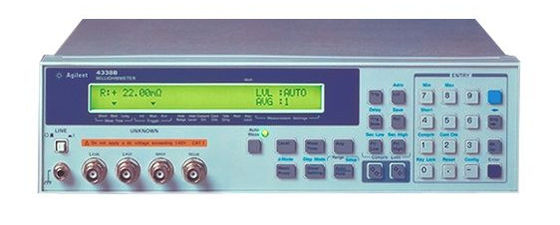 Αγορά Κλειδί 4338B Milliohmmeter με 1 KHz AC μέτρηση 10u Ohm ανάλυση και 34 ms υψηλής ταχύτητας μέτρηση ηλεκτρονική κατασκευή