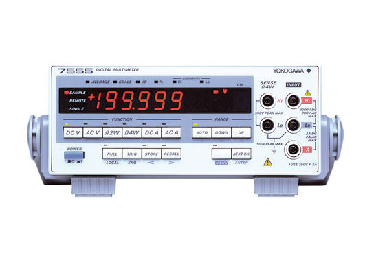 Αγορά Ψηφιακό πολύμετρο Yokogawa 7555 Επιτραπέζιος εξοπλισμός δοκιμών με οθόνη 5,5 ψηφίων, δειγματοληψία υψηλής ταχύτητας και μέτρηση ρεύματος 200Α ηλεκτρονική κατασκευή