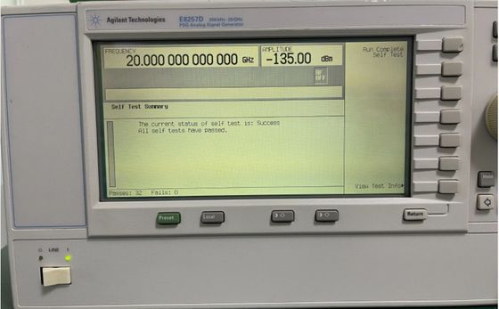 Αγορά Κύρια όραση E8257D γεννήτης RF σήματος με 67 GHz συχνότητα υψηλής ισχύος εξόδου και υπερ-χαμηλό θόρυβο φάσης ηλεκτρονική κατασκευή