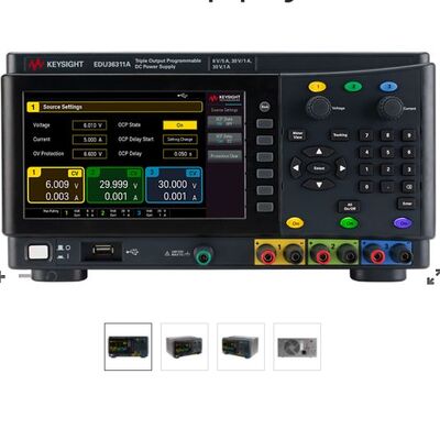 Αγορά Κλειδί EDU36311A 6V 80W USB Τριπλή έξοδος DC τροφοδοσία πάγκου με έξυπνα βασικά στοιχεία πάγκου ηλεκτρονική κατασκευή