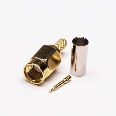 Αγορά SSMA RF Connector αρσενικός τύπος συρρίκνωσης για RG316 RG174 Koaxial Cable με εύρος συχνοτήτων DC-35GHz, IP67 Αδιάβροχη σφραγίδα και χρυσό επιχρισμένη επαφή χαλκού ηλεκτρονική κατασκευή