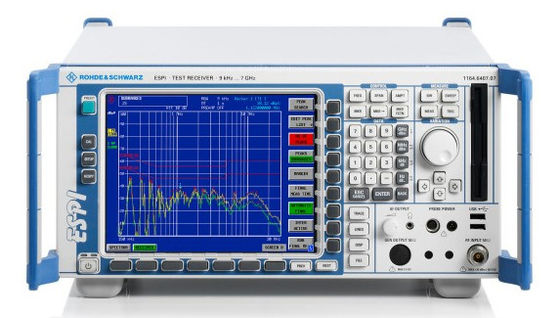 Δοκιμαστικός δέκτης EMI R&S®ESPI3 9 kHz έως 3 GHz με συμμόρφωση CISPR και ταχεία ταχύτητα μέτρησης