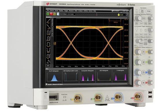 Κλειδιά Agilent υψηλής ευκρίνειας οσιλοσκόπιο DSOS804A 8 GHz 4 αναλογικά κανάλια