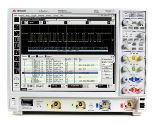 Keysight (Agilent) MSO9104A Μικτού Σήματος Παλμογράφος: 1 GHz, 4 αναλογικά συν 16 ψηφιακά κανάλια