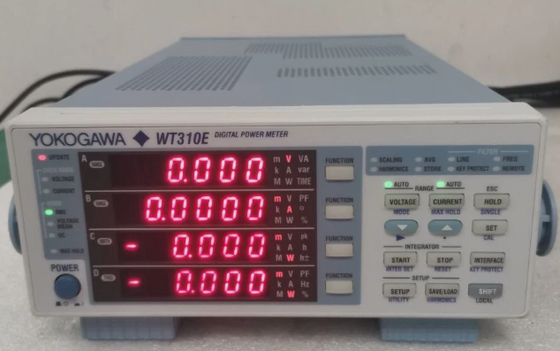 Ψηφιακός αναλυτής ισχύος μονοφασικός Yokogawa WT310E, με βασική ακρίβεια ±0,1% της ένδειξης + 0,05% της κλίμακας RMS